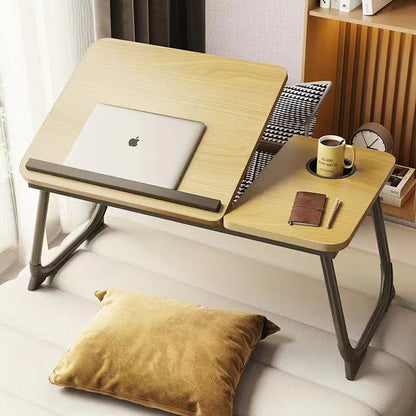 Avenor Laptop Desk for Bed or Couch, Lap Desk, Woking in Bed Desk, Home Office Desks, Breakfast Tray, Desk with Cup Holder, Watching Movies in Bed, Laptop Stand for Bed, Fordable Legs Desk (Walnut)